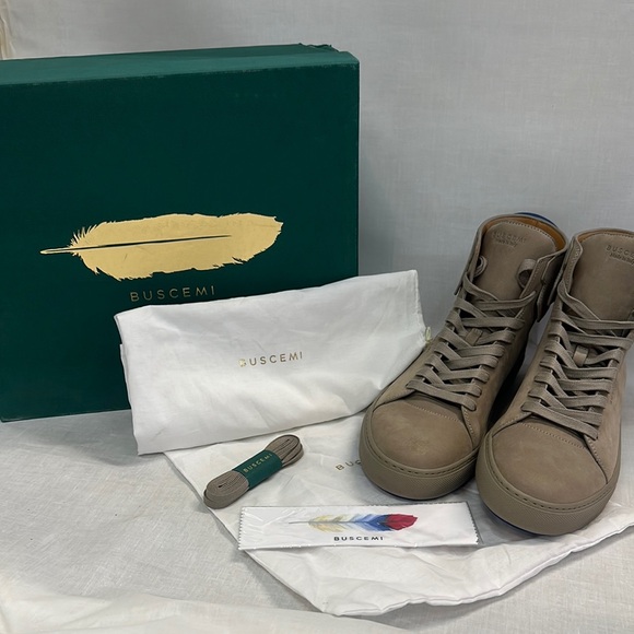 Buscemi Other - Buscemi Men's Tan High-Top Sneakers size 45
